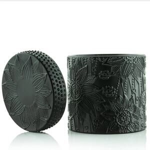 Dream Vessels Ziva Matte Black Candle Container Lotus Flower Case Of 4 NEW